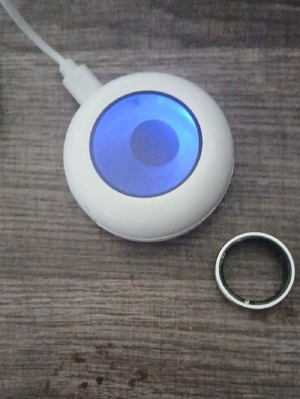 Size 8 SilverJRing heart health and Blood Pressure Smart ring. NWOT.